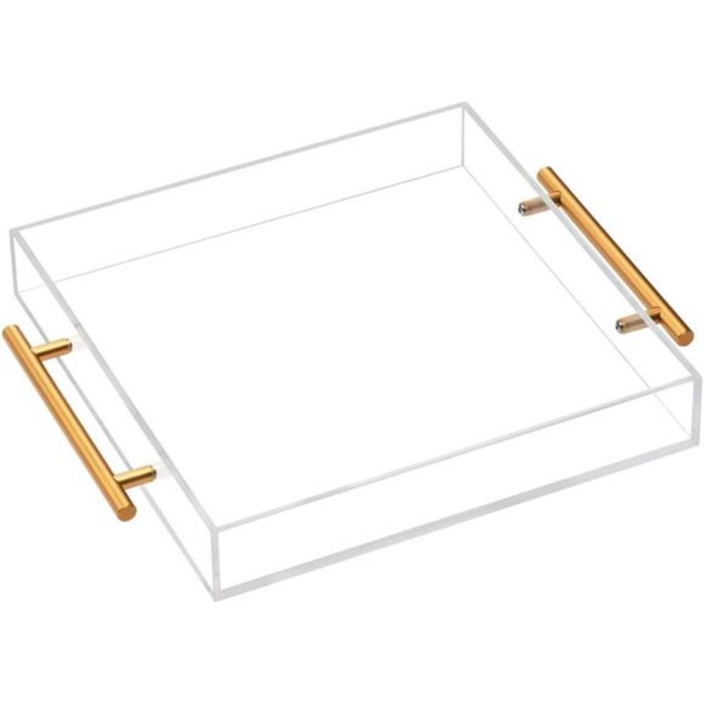 Clear Acrylic Trays - Acrylic Serving Tray - Acrylic Tray (12x12)